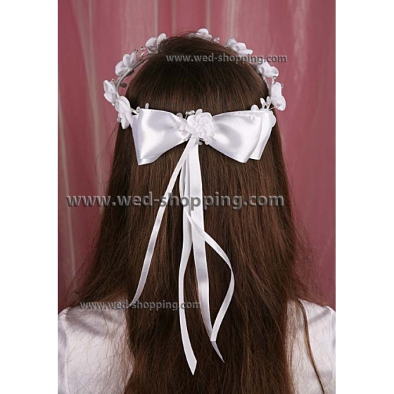 Kommunions krans för flickor