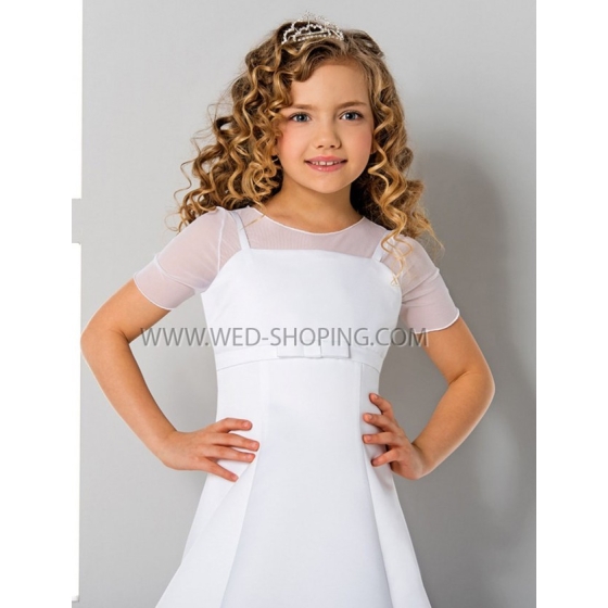 Bolero tyll korte ärmer Första Kommunions