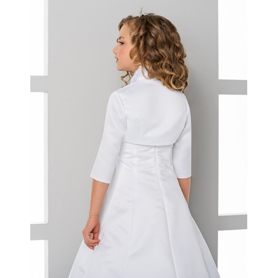 Vit Blomma Flicka Jacka