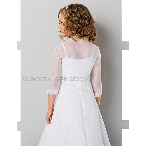 Blomma flicka Bolero organza spets