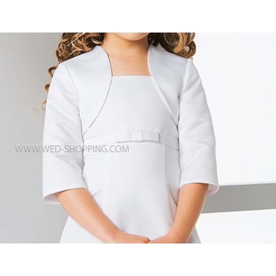 Vit Blomma Flicka Jacka