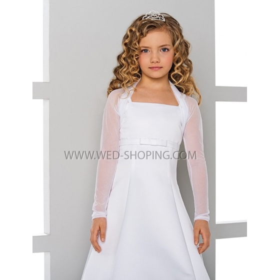 Tjej bolero tulle långa ärmar