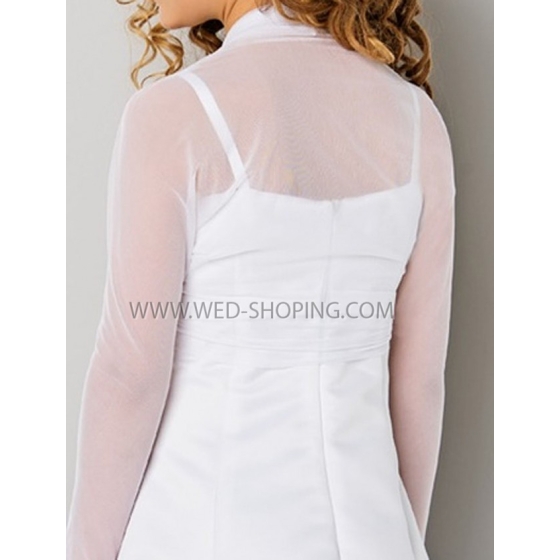 Tjej bolero tulle långa ärmar