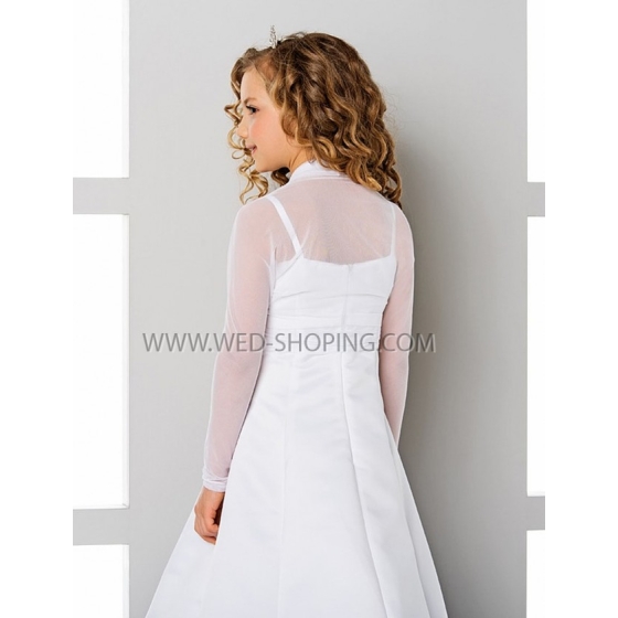 Tjej bolero tulle långa ärmar