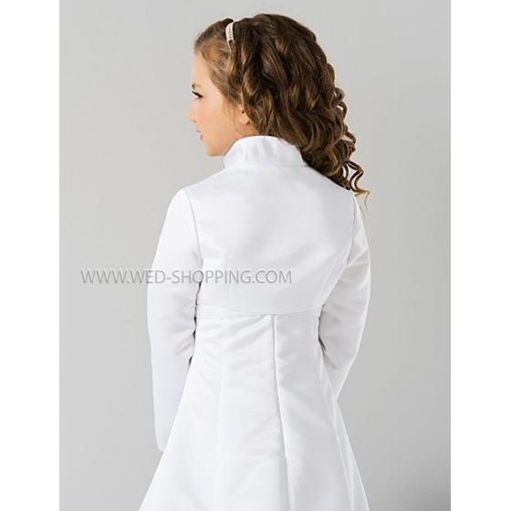 Vit Blomma Flicka Jacka