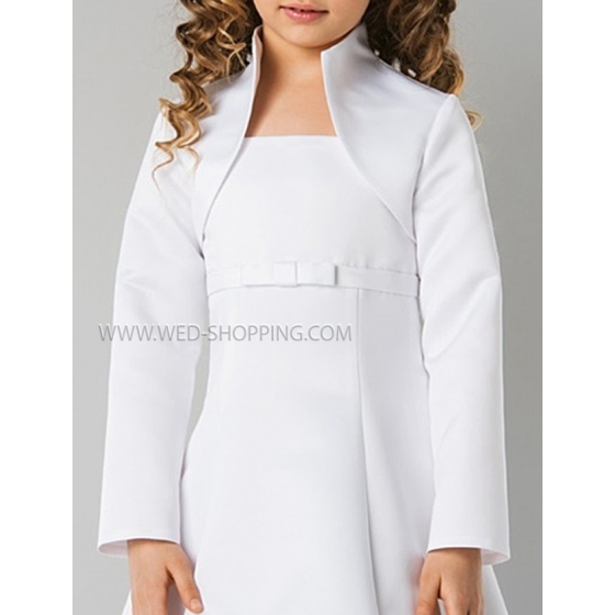 Vit Blomma Flicka Jacka