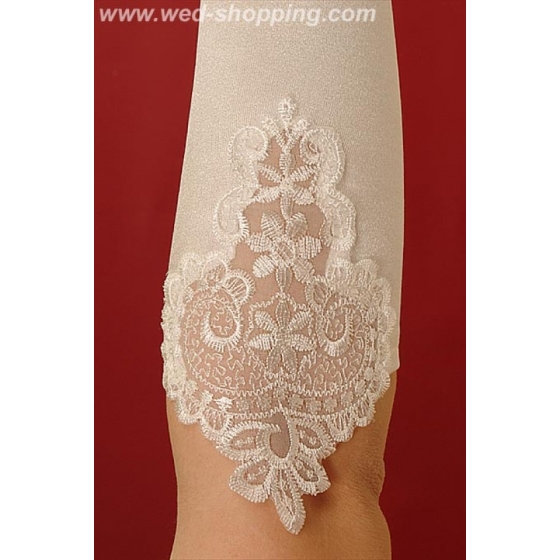 Handskar utan fingrar med Spets