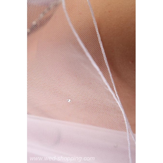 Brudslöja med kristaller Swarovski