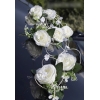 Floral Décoration pour Voiture de Mariage Laura Ivoire