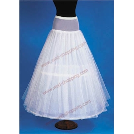 Jupon de mariée - 2 cerceaux 2 volants