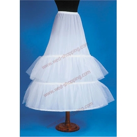 Le jupon 3 cerceaux 2 volants