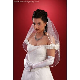 Voile avec perles de Swarovski