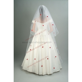 Voile aux pétales de rose