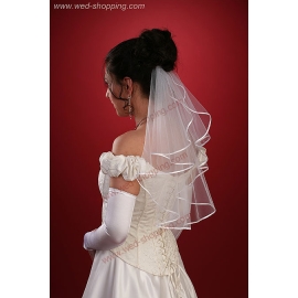 Voile jabot, longueur épaules