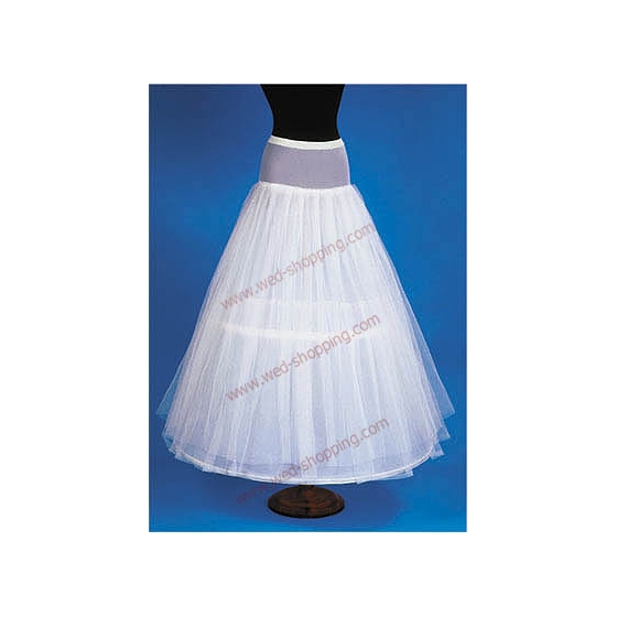 Jupon de mariée - 2 cerceaux 2 volants