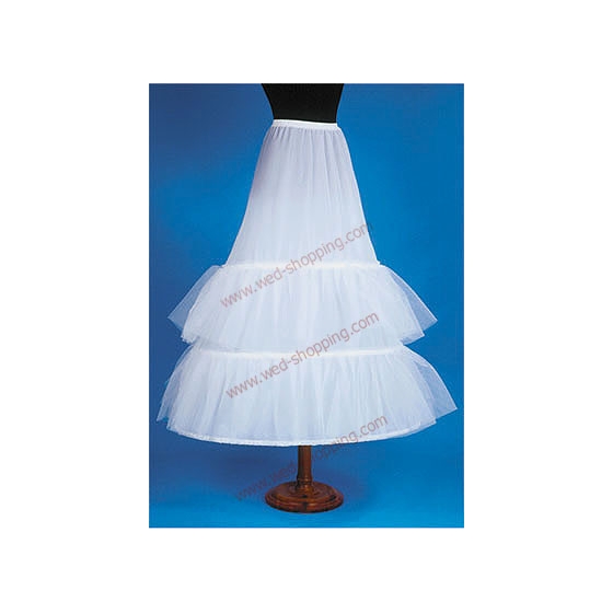 Le jupon 3 cerceaux 2 volants