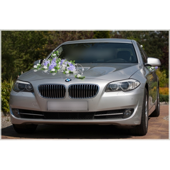 Décoration pour Mariage Roses violettes et Blanches Vira