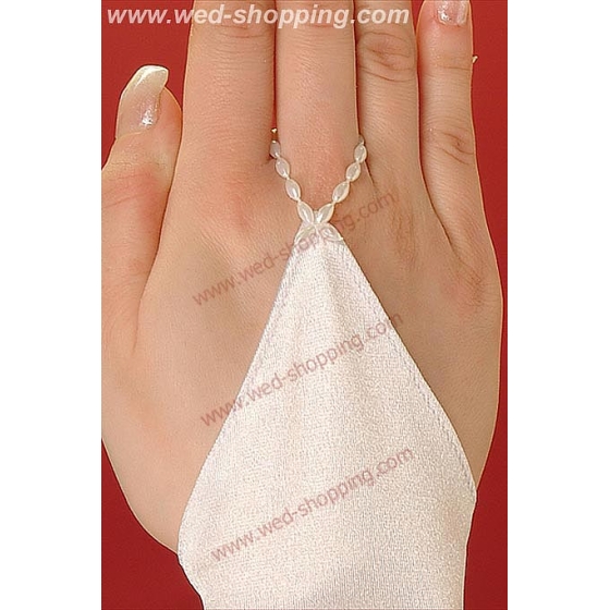 Gants lisses, sans doigts