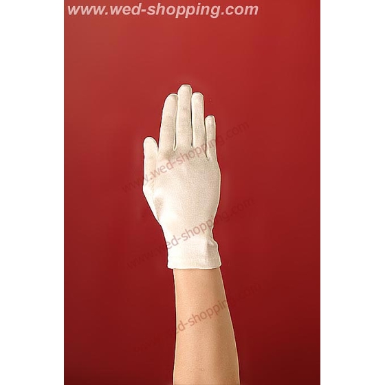 Gants courts, lisses