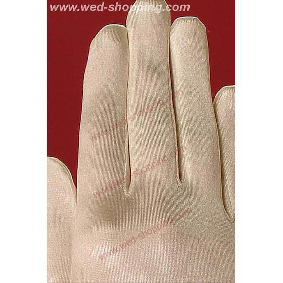 Gants courts, lisses