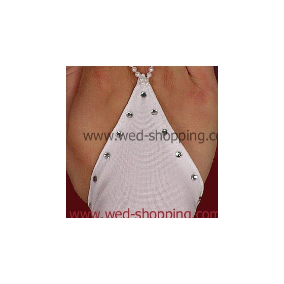 Gants de mariée avec strass de Swarovski