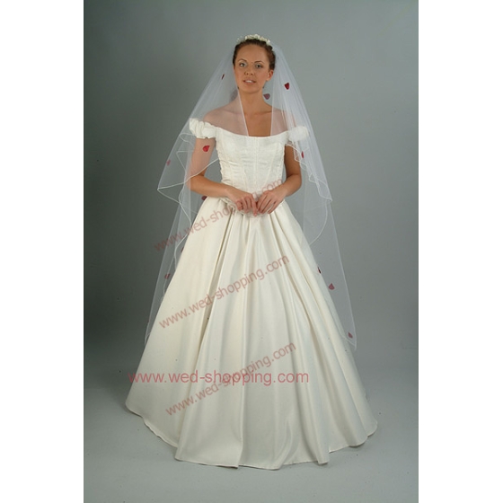 Voile aux pétales de rose