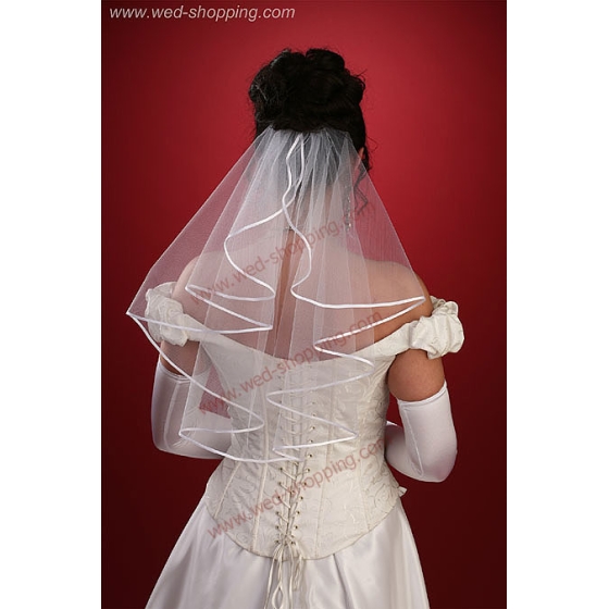 Voile jabot, longueur épaules